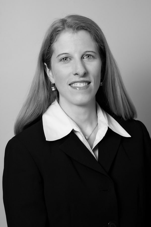 Headshot of Megan Redmond, first-chair intellectual property litigator at Erise IP