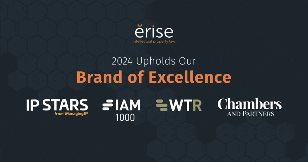 Erise and Six Shareholders Honored for IP Litigation, Patent Prosecution, and Trademark Excellence